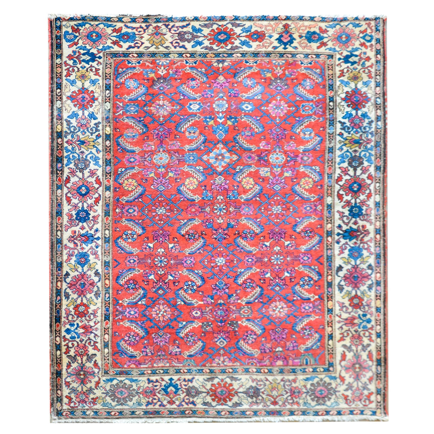 Early 20th Century Persian Malayer Rug For Sale