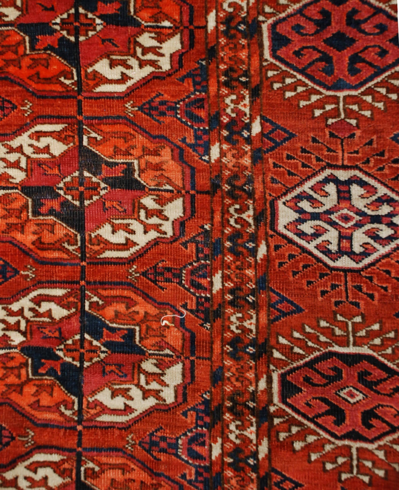 Late 19th Century Tekeh Rug For Sale