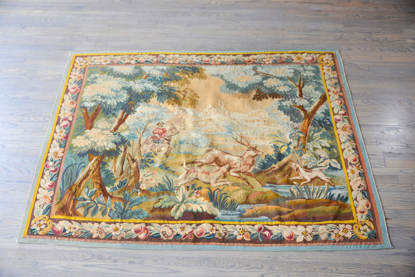 Late 19th Century French Aubusson Tapestry For Sale