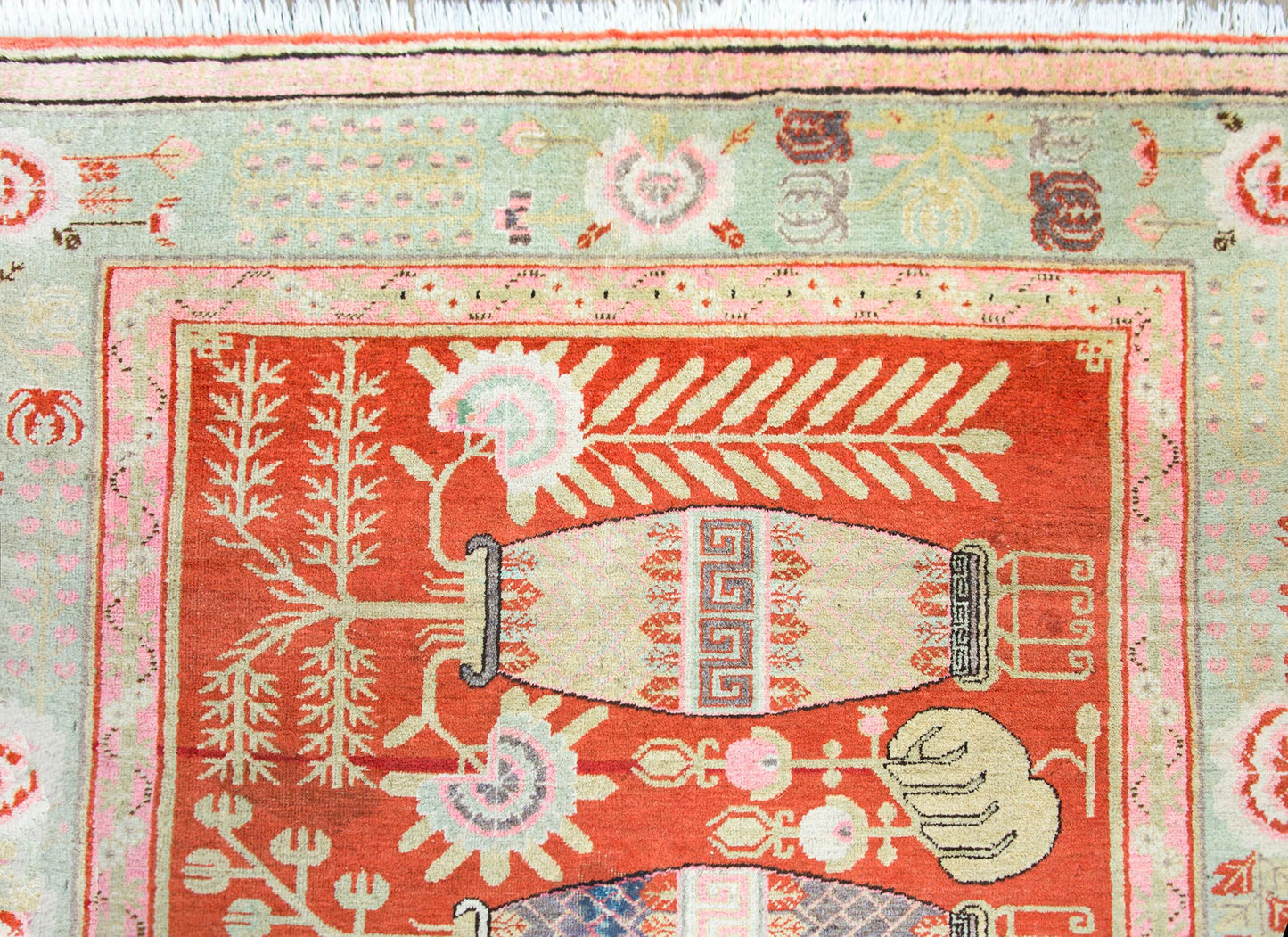 Early 20th Century Central Asian Khotan Rug For Sale