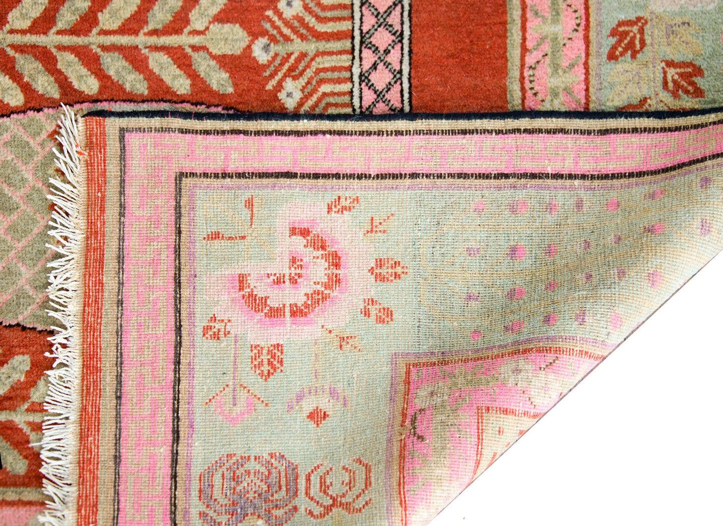 Early 20th Century Central Asian Khotan Rug For Sale