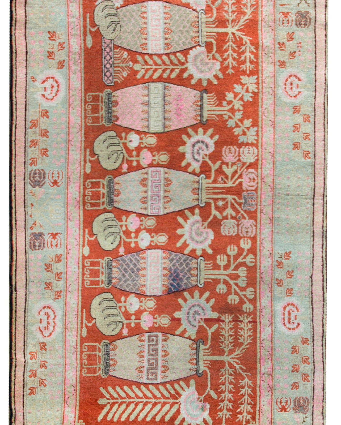 Early 20th Century Central Asian Khotan Rug For Sale