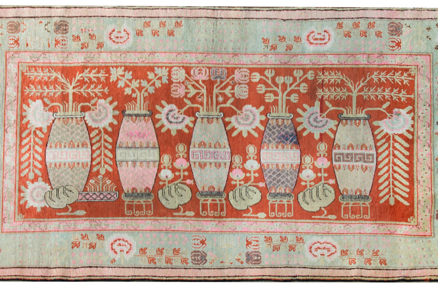 Early 20th Century Central Asian Khotan Rug For Sale