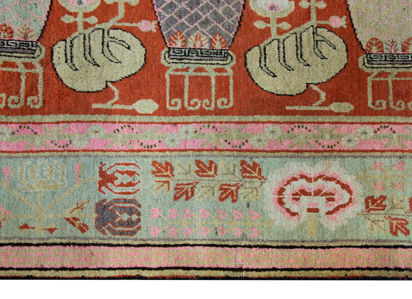 Early 20th Century Central Asian Khotan Rug For Sale