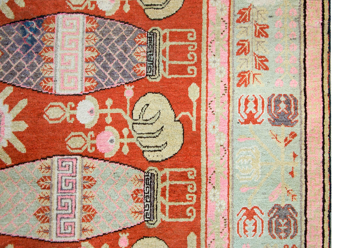 Early 20th Century Central Asian Khotan Rug For Sale