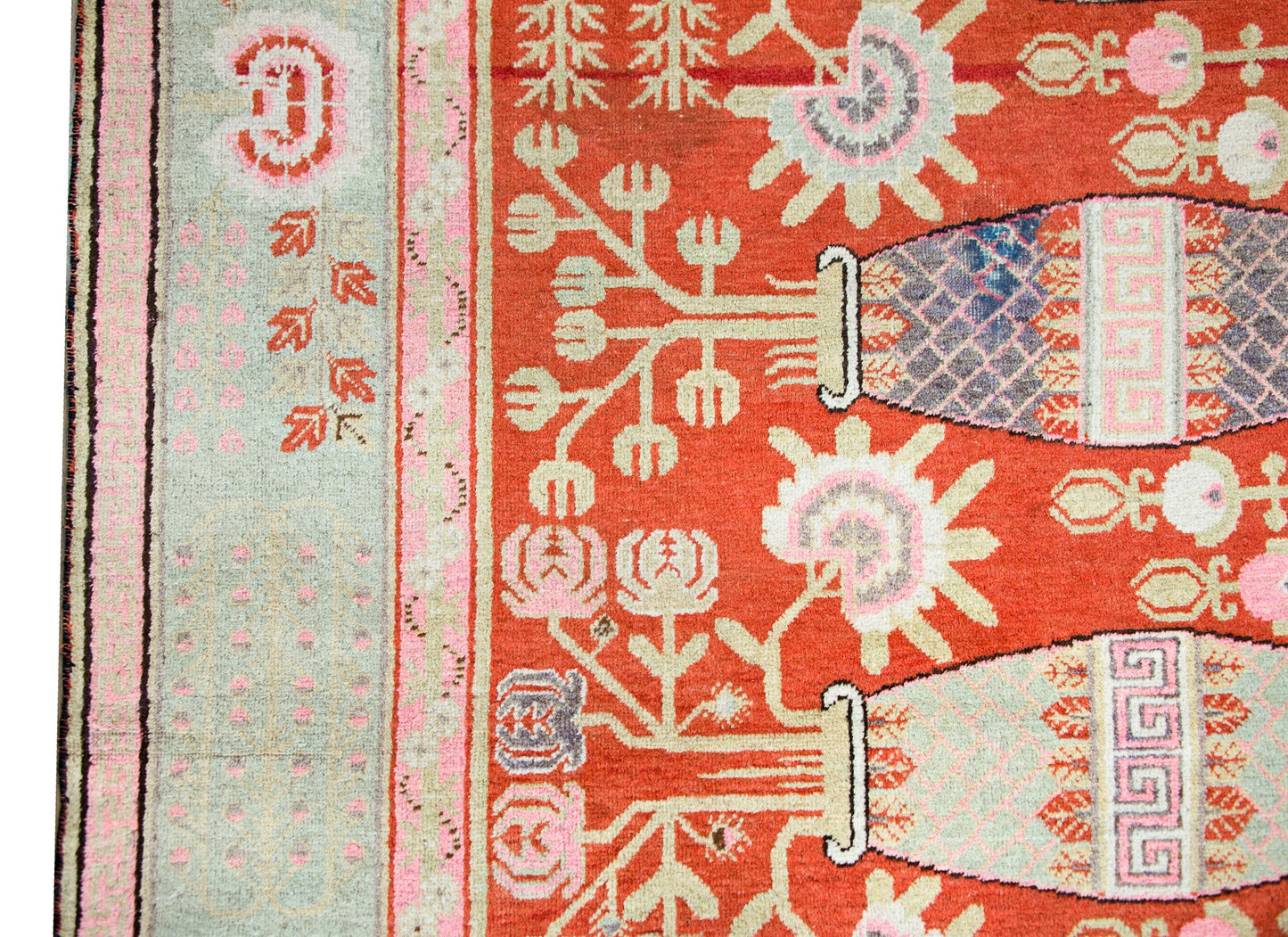 Early 20th Century Central Asian Khotan Rug For Sale