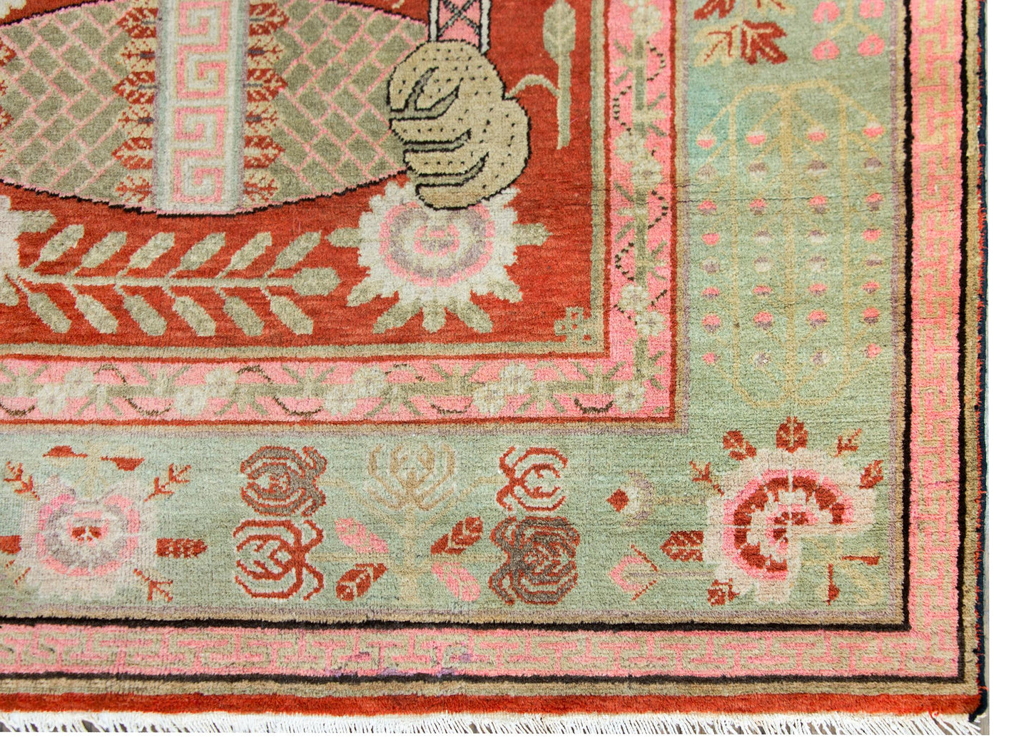 Early 20th Century Central Asian Khotan Rug For Sale