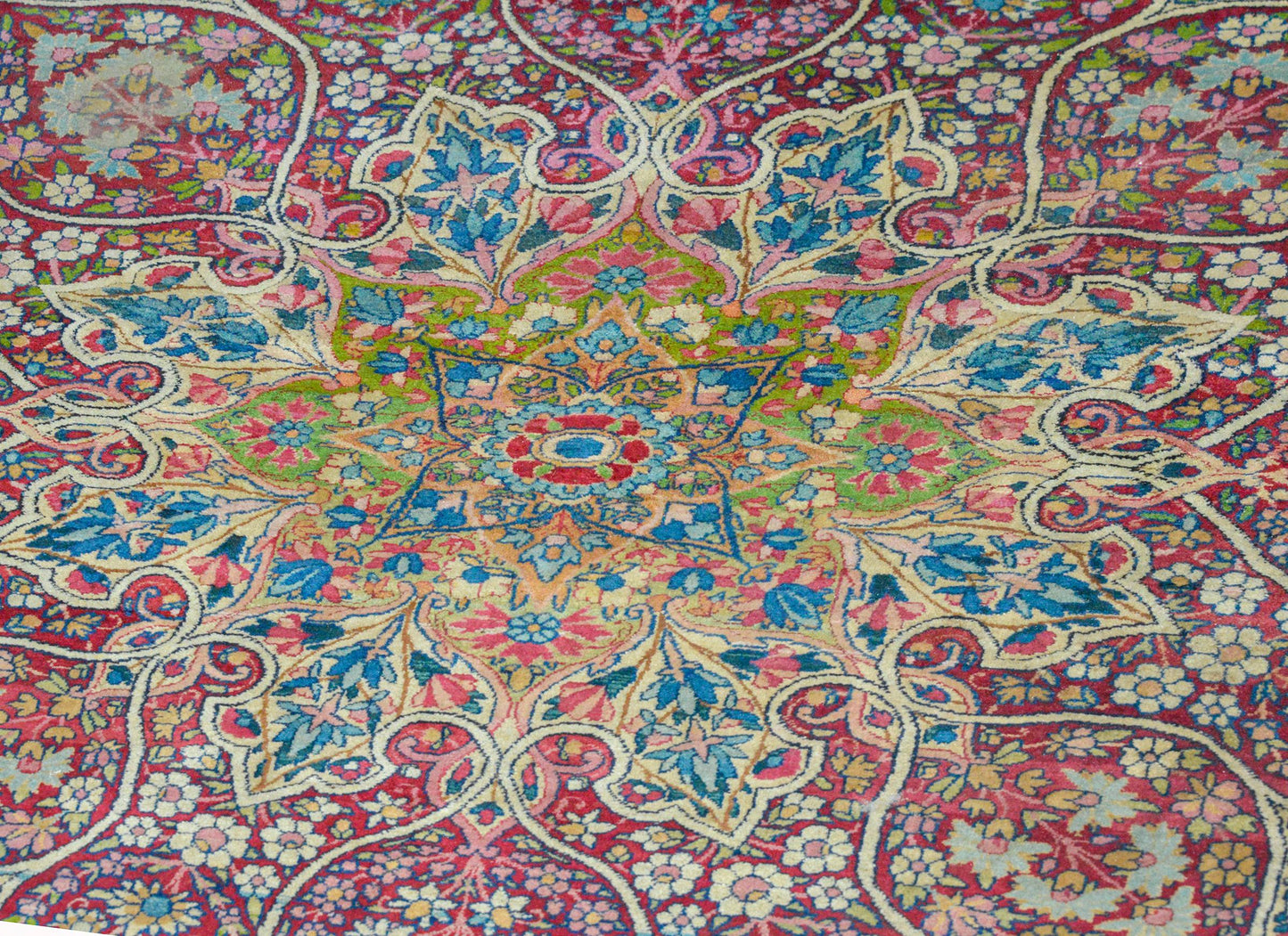 Outstanding Early 20th Century Lavar Kirman Rug For Sale