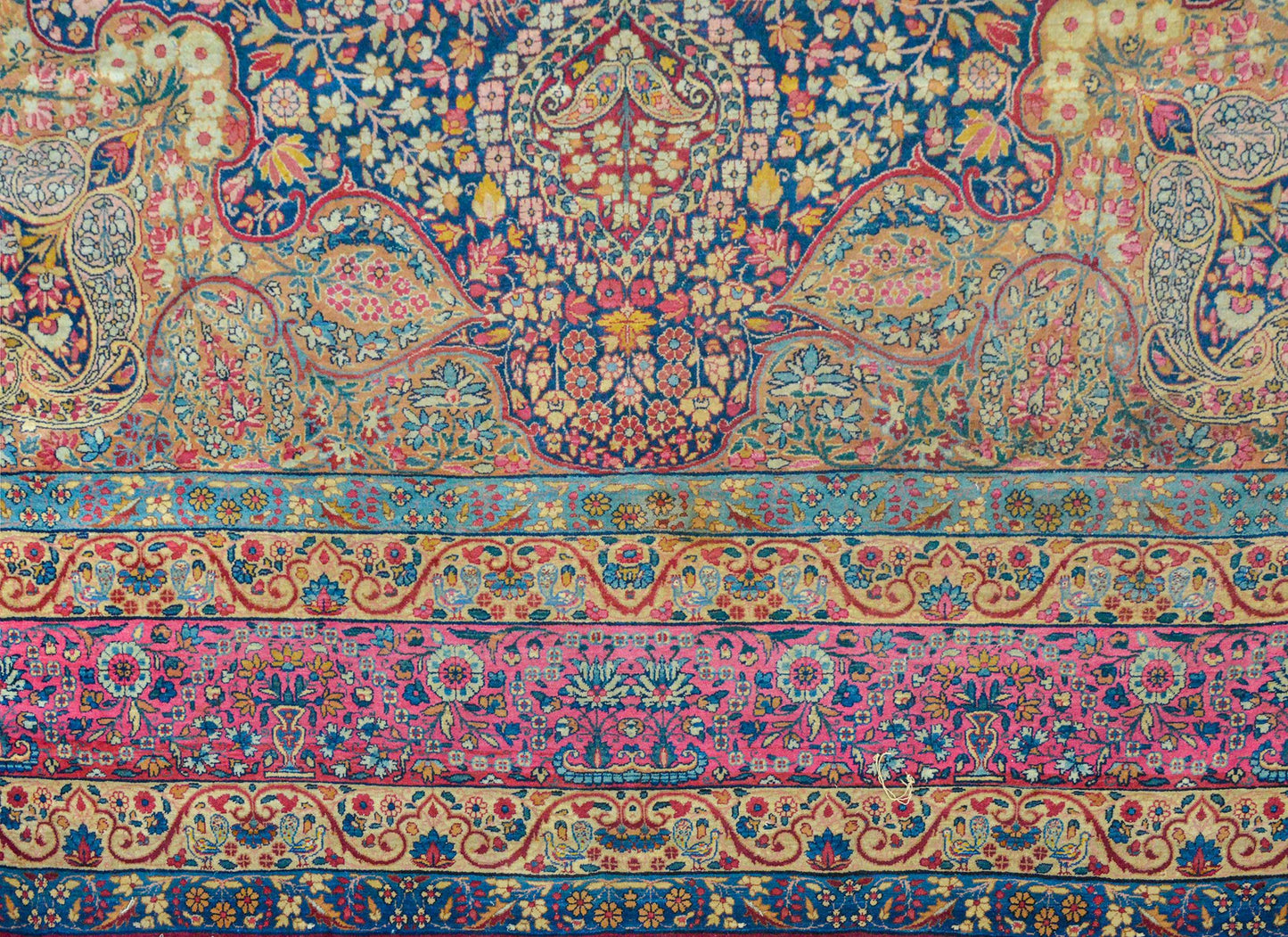Outstanding Early 20th Century Lavar Kirman Rug For Sale