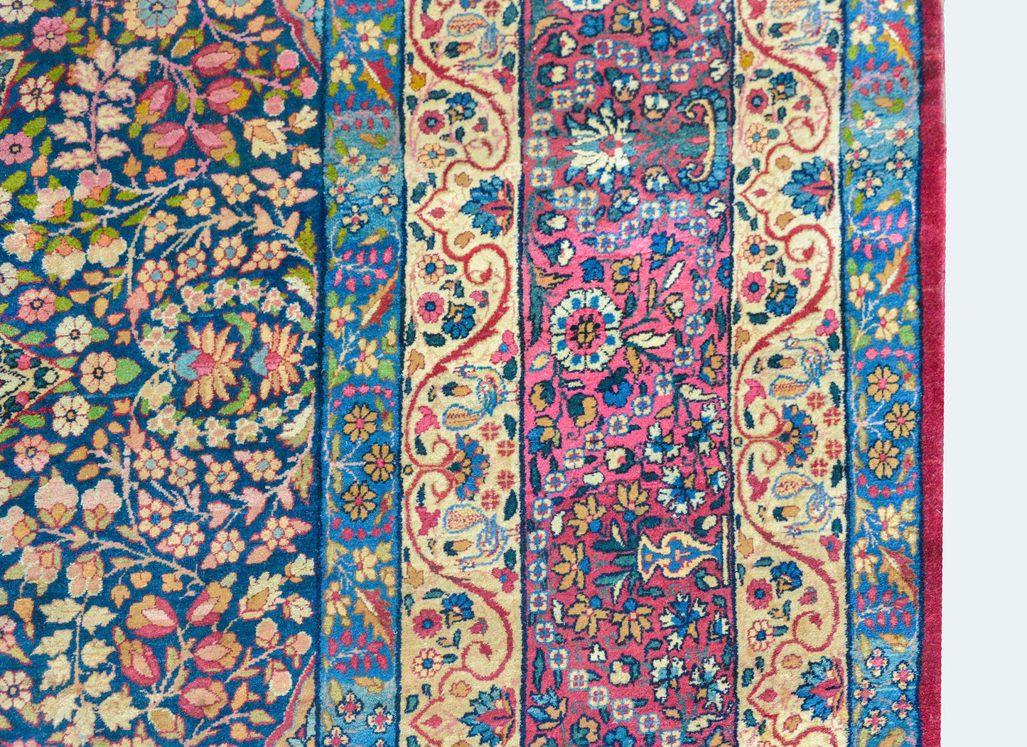 Outstanding Early 20th Century Lavar Kirman Rug For Sale