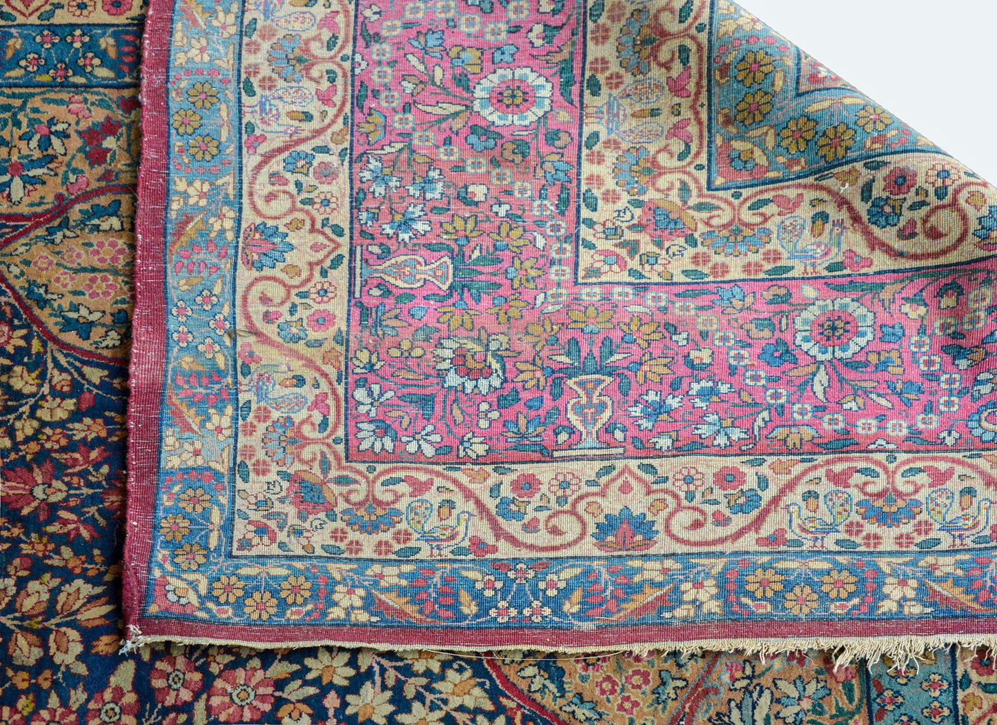 Outstanding Early 20th Century Lavar Kirman Rug For Sale