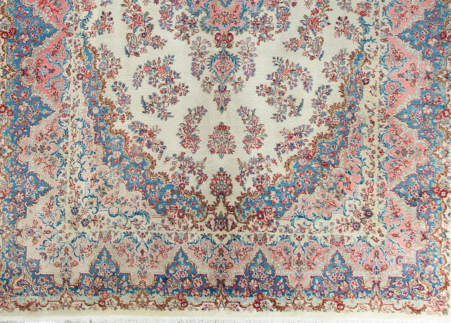 Early 20th Century Persian Kirman Rug For Sale