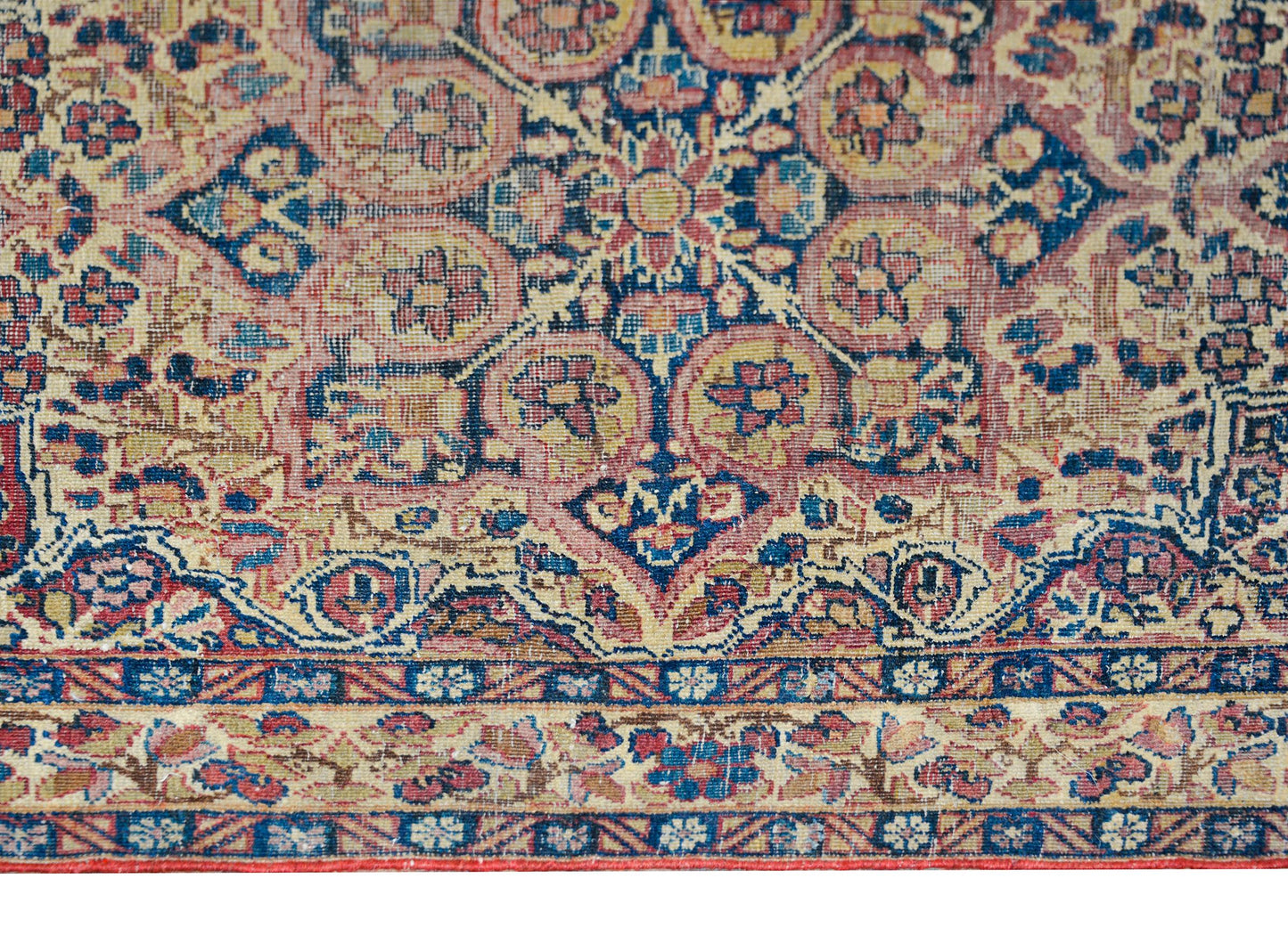 Early 20th Century Lavar Kirman Rug For Sale