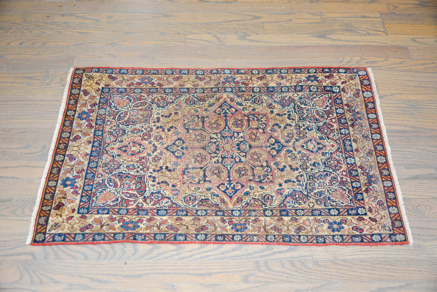 Early 20th Century Lavar Kirman Rug For Sale