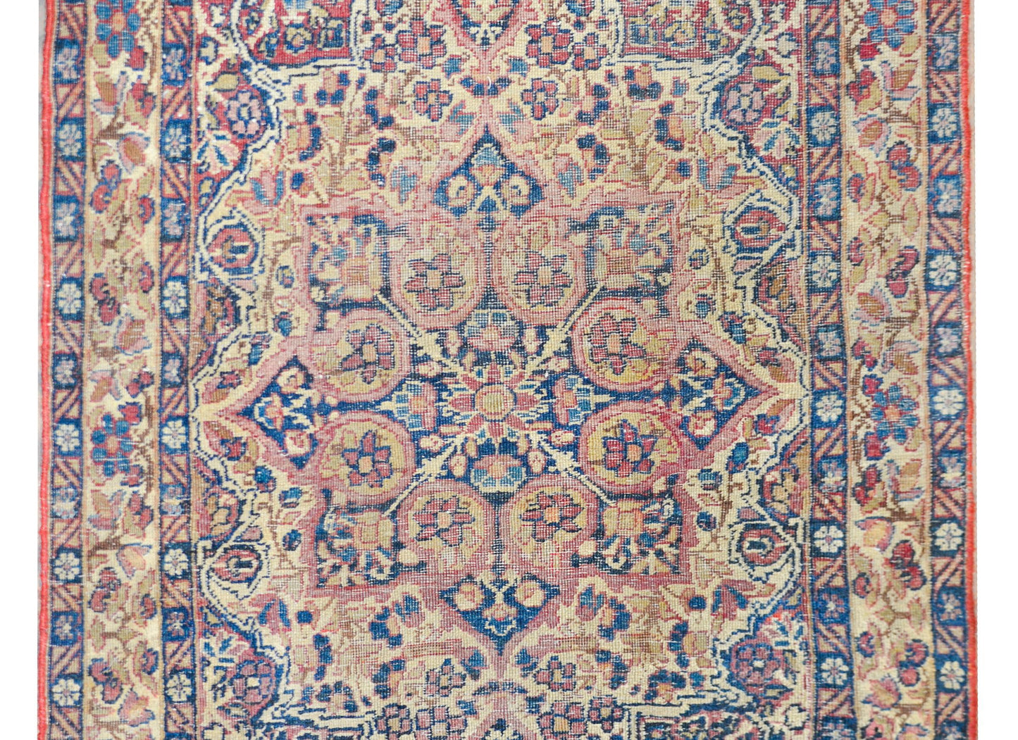 Early 20th Century Lavar Kirman Rug For Sale