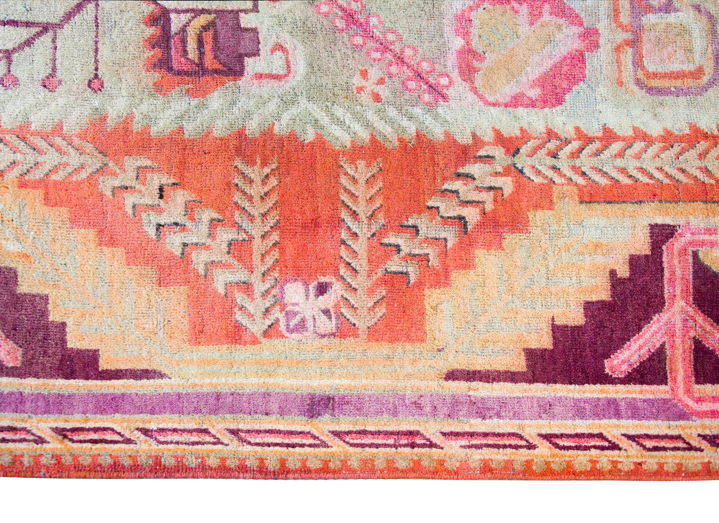 Early 20th Century Central Asian Khotan Rug For Sale