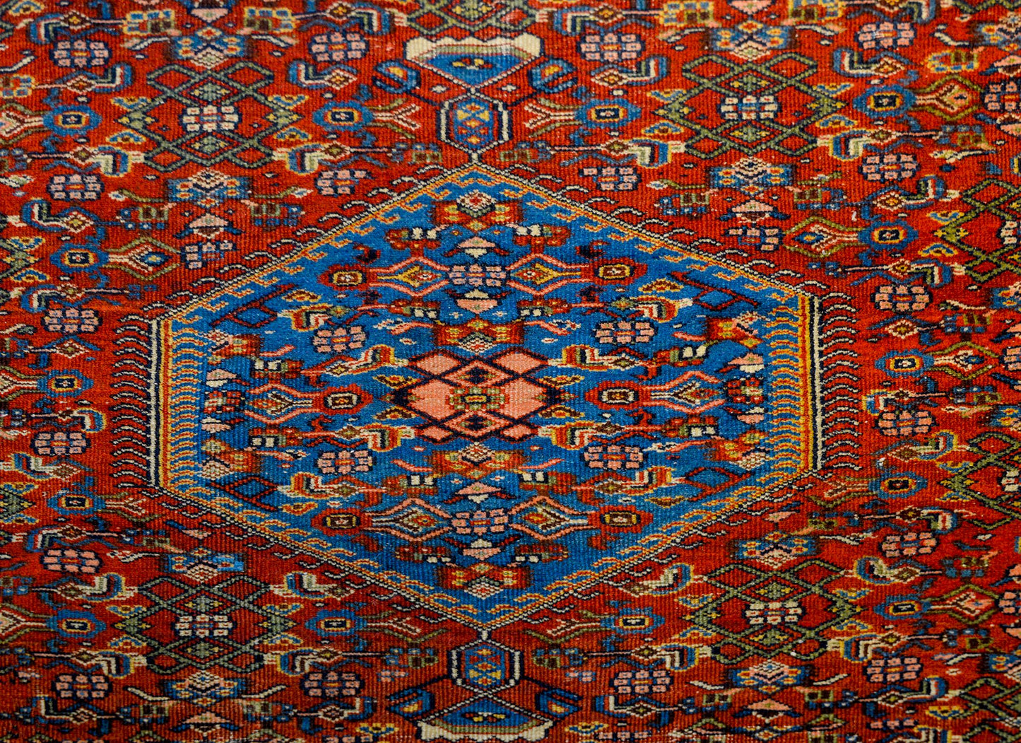 Gorgeous Early 20th Century Bidjar Herati Rug For Sale