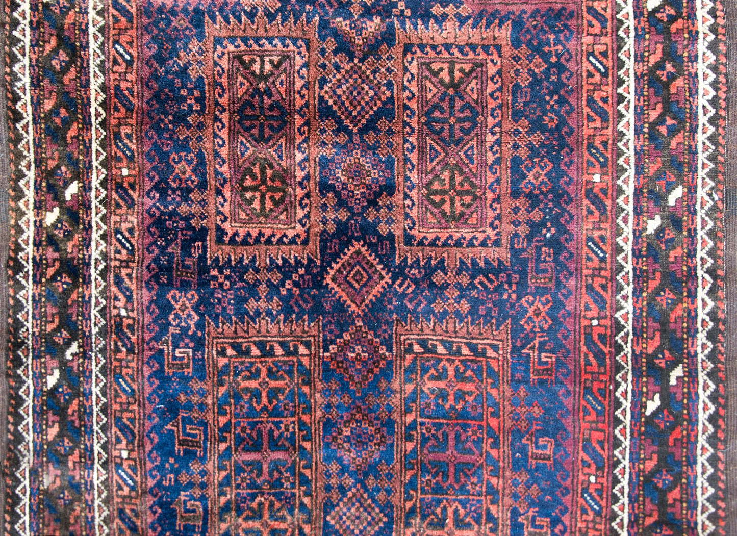 Early 20th Century Bluchi Prayer Rug For Sale