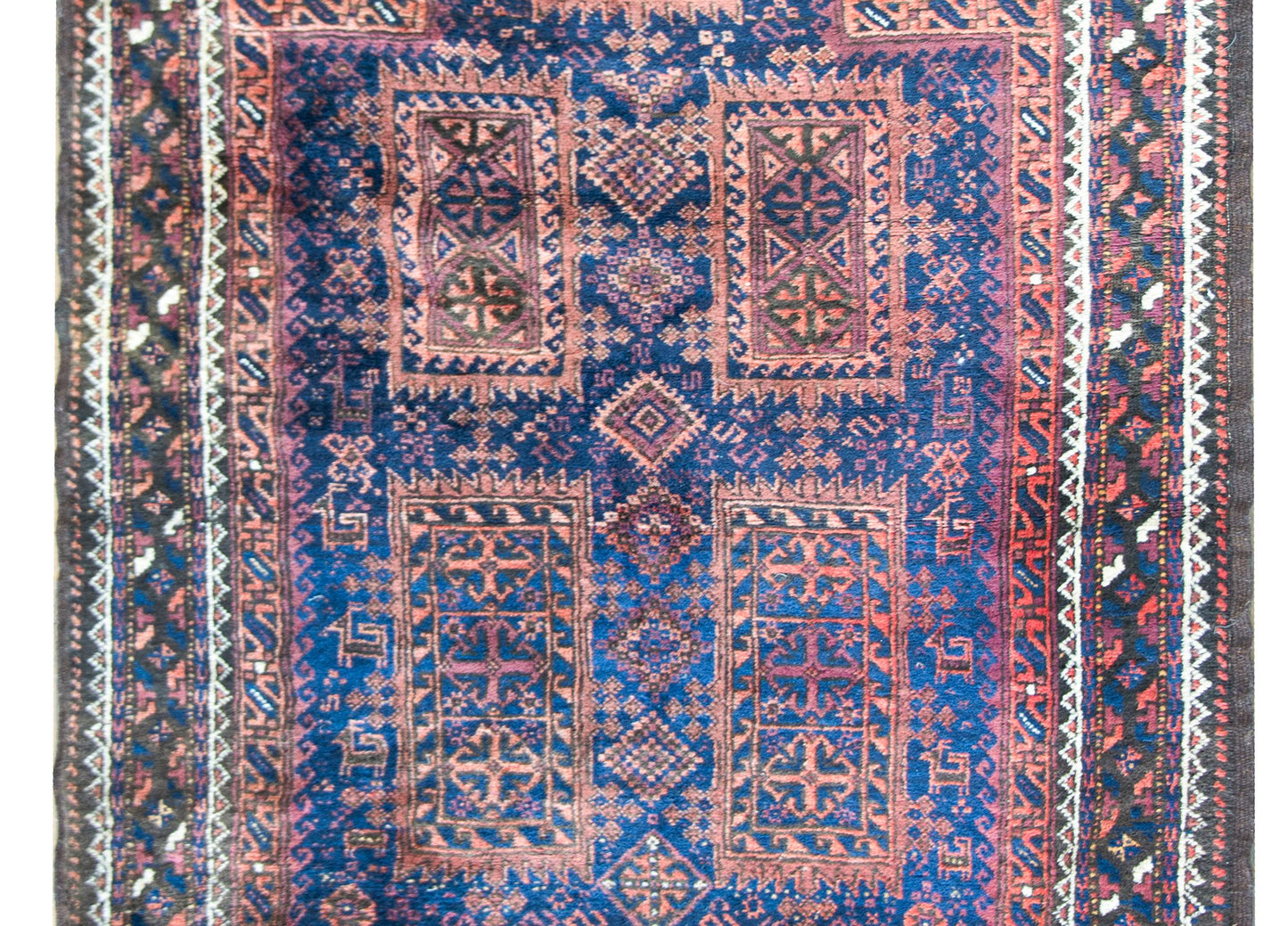 Early 20th Century Bluchi Prayer Rug For Sale