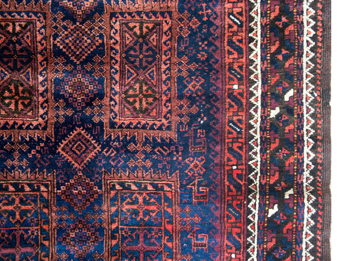 Early 20th Century Bluchi Prayer Rug For Sale