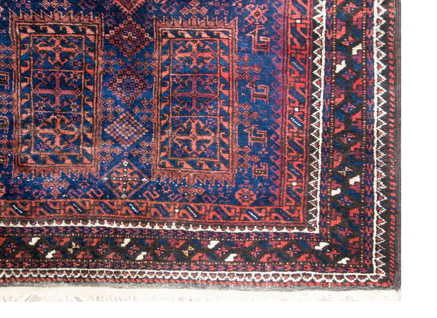 Early 20th Century Bluchi Prayer Rug For Sale