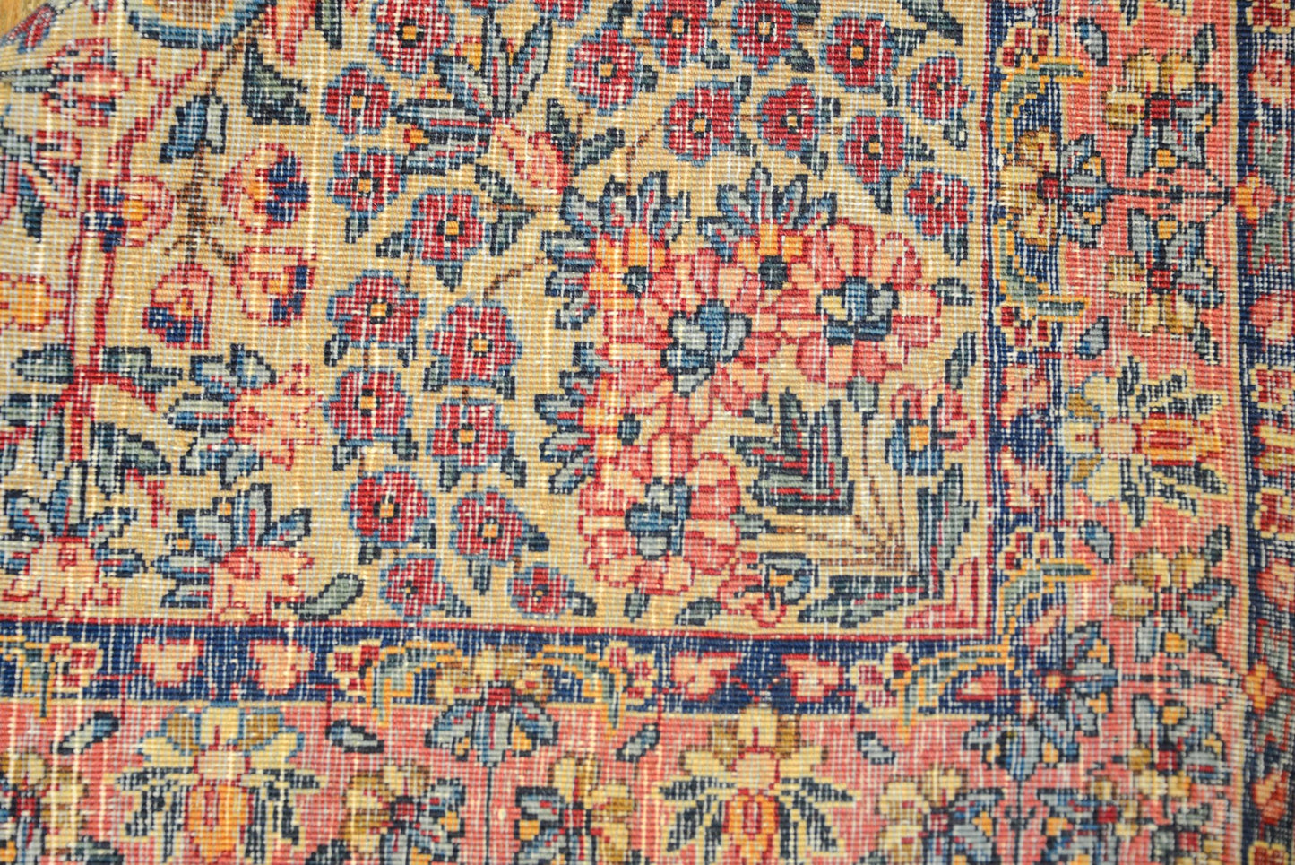 Exquisite early 20th Century Lavar Kirman Rug For Sale