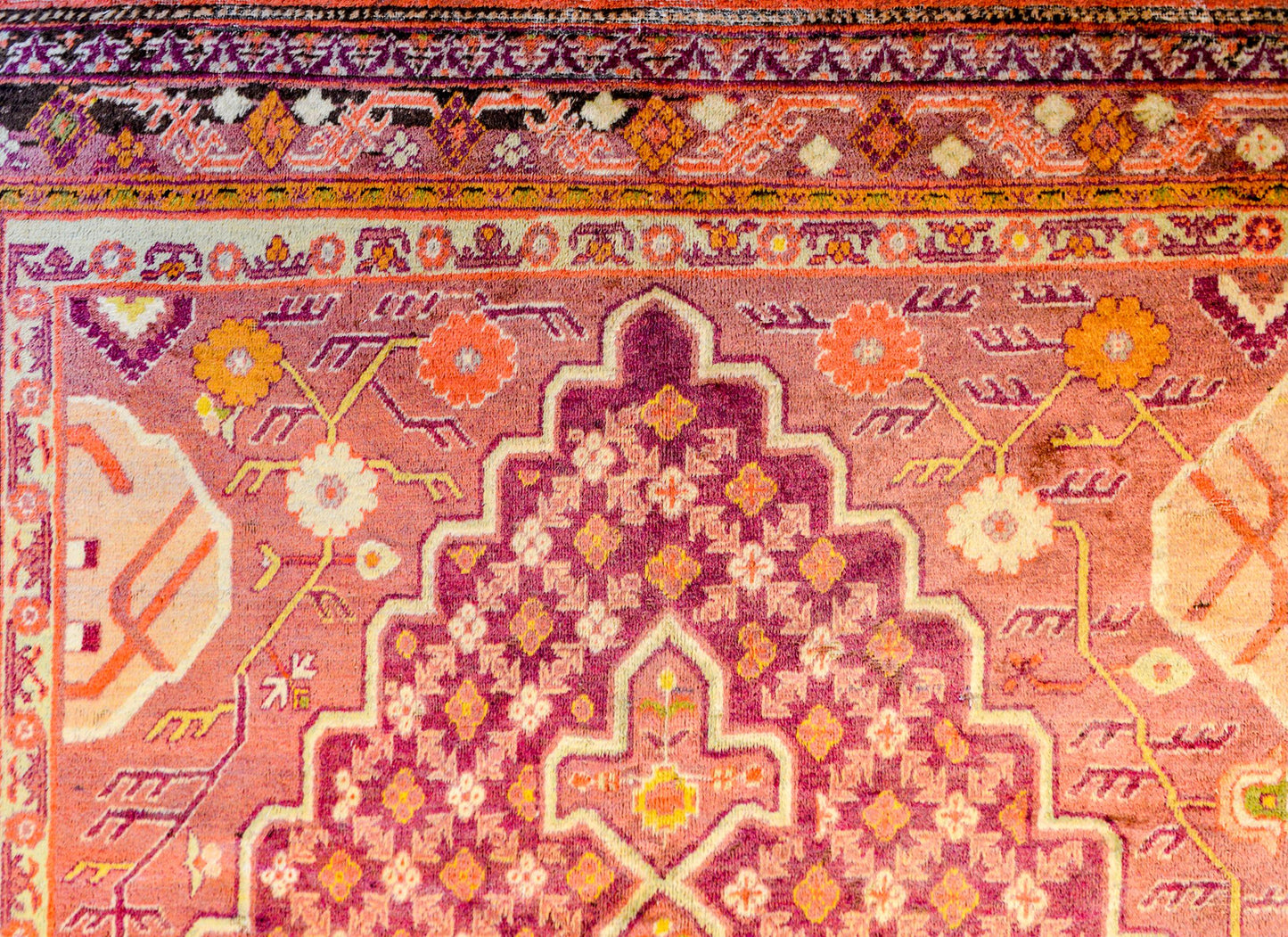 Extraordinary Early 20th Century Central Asian Khotan Rug For Sale