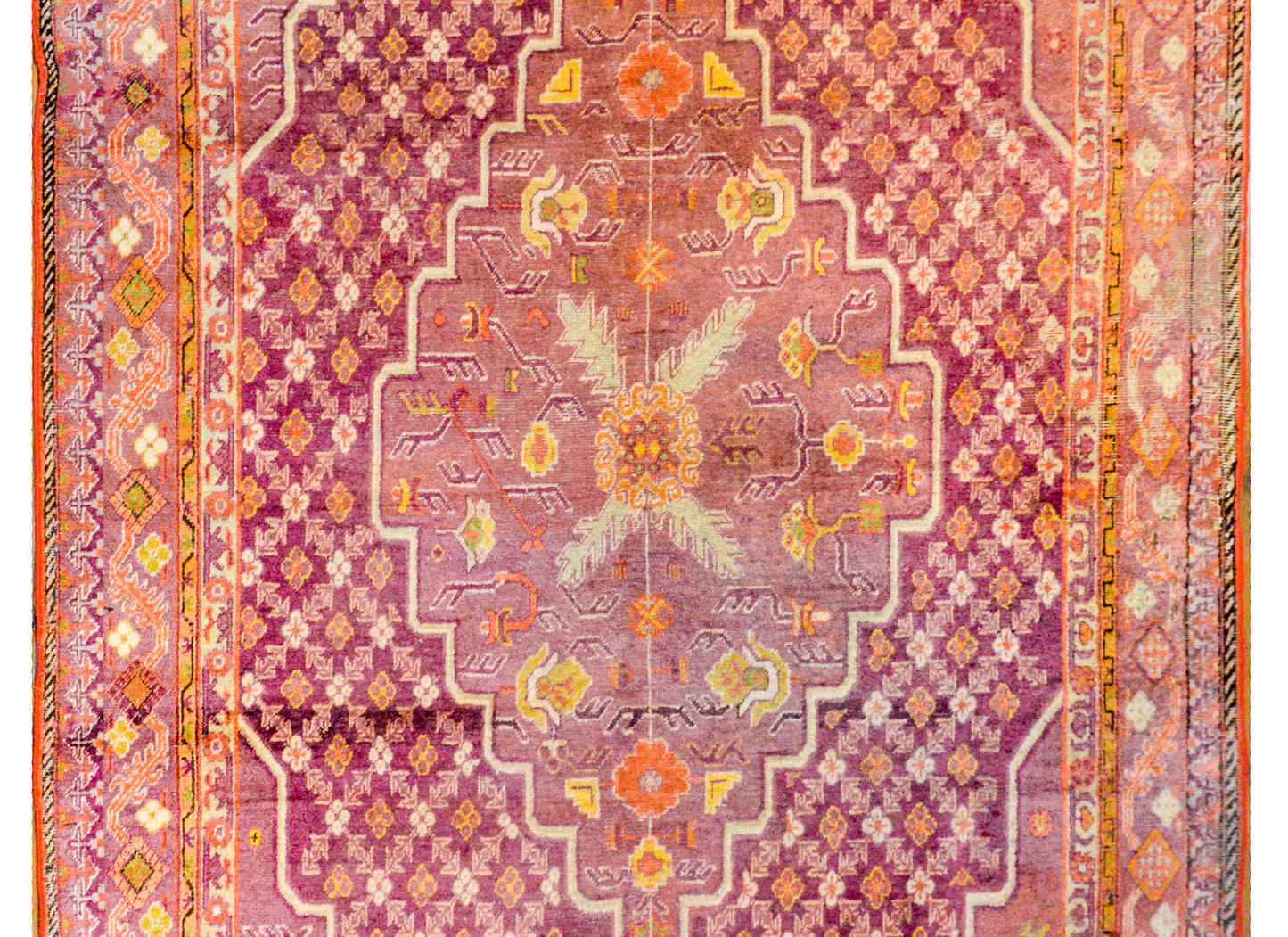 Extraordinary Early 20th Century Central Asian Khotan Rug For Sale