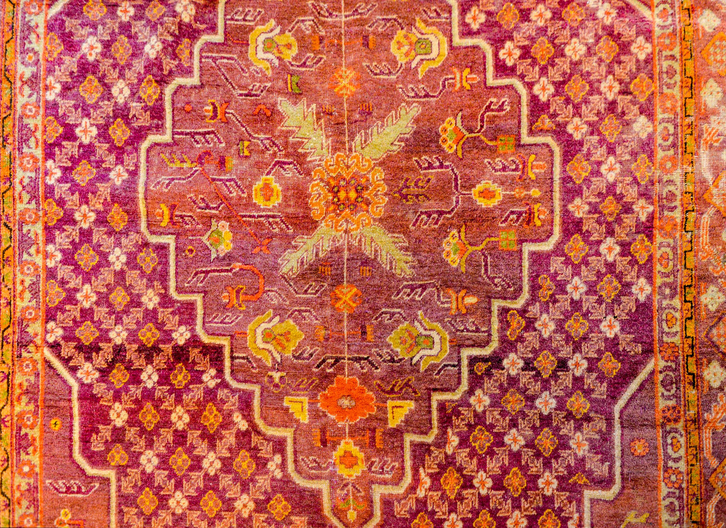 Extraordinary Early 20th Century Central Asian Khotan Rug For Sale