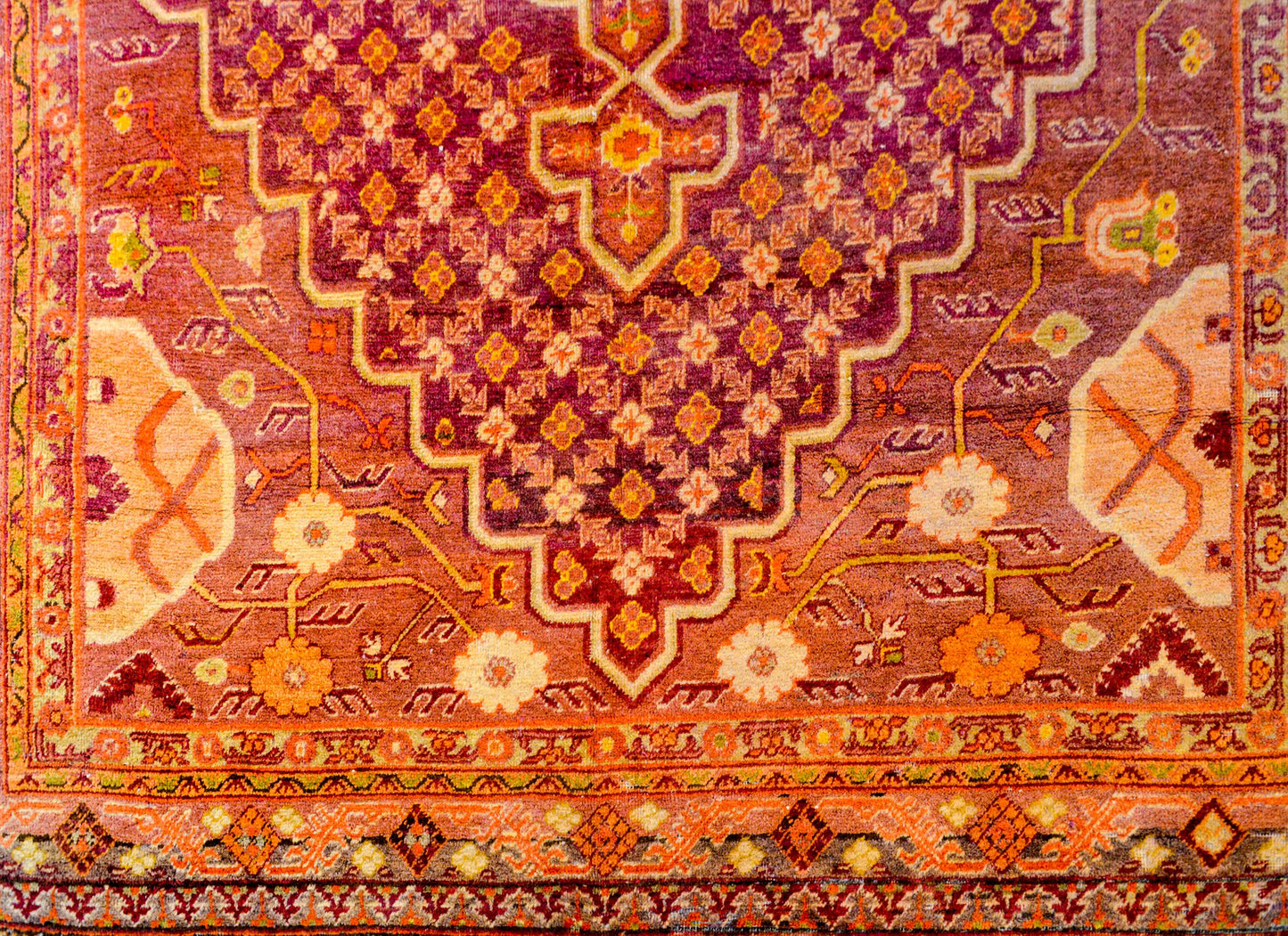 Extraordinary Early 20th Century Central Asian Khotan Rug For Sale