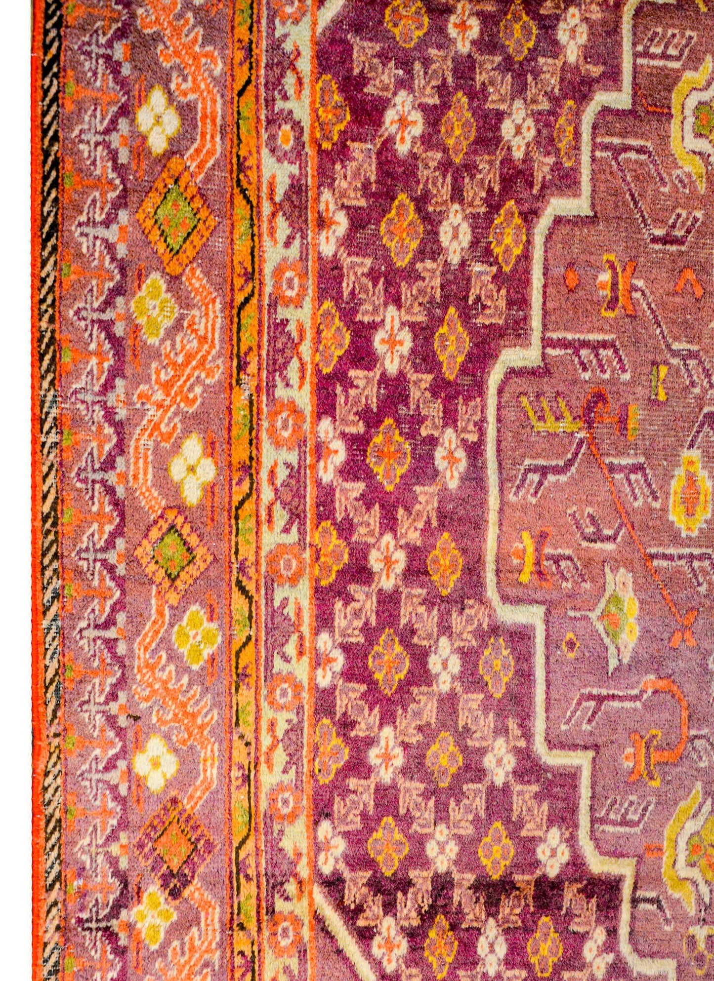 Extraordinary Early 20th Century Central Asian Khotan Rug For Sale
