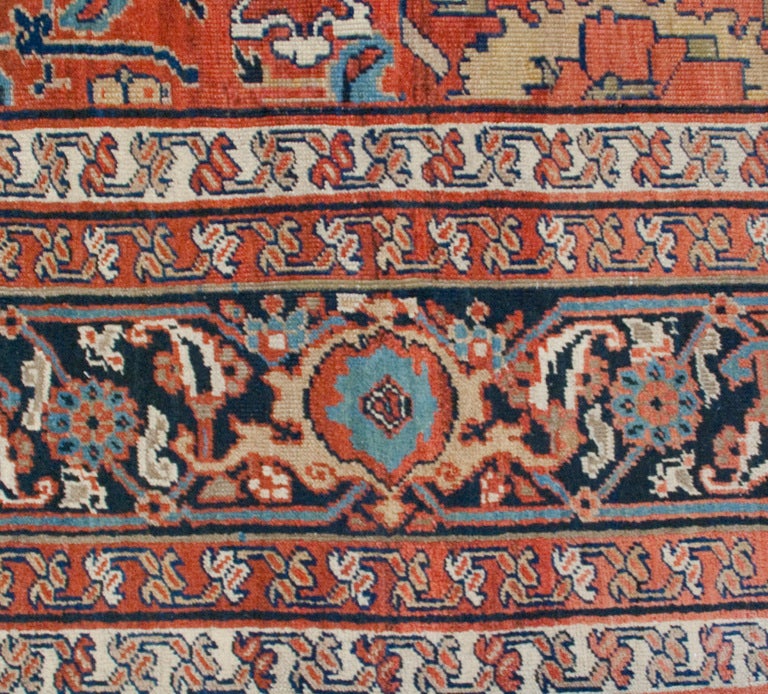 19th Century Persian Sultanabad Carpet For Sale
