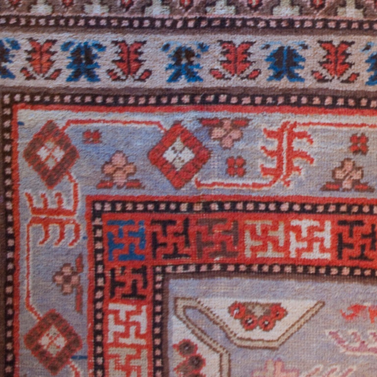 Early 20th Century Central Asian Khotan Carpet For Sale