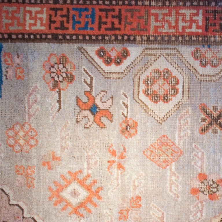Early 20th Century Central Asian Khotan Carpet For Sale