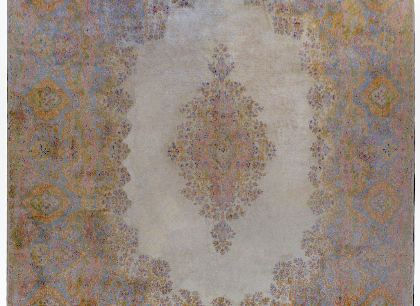 Palatial Size Early 20th Century Kirman Rug For Sale