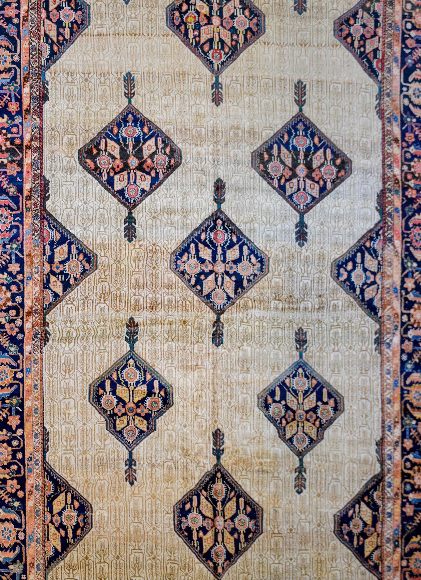 Unbelievable Monumental 19th Century Serab Rug For Sale
