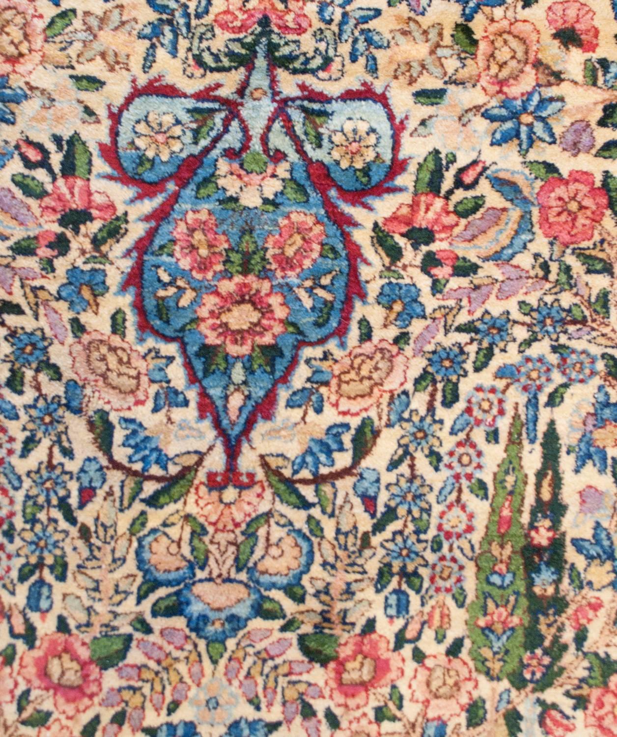 Early 20th Century Kirman Rug For Sale