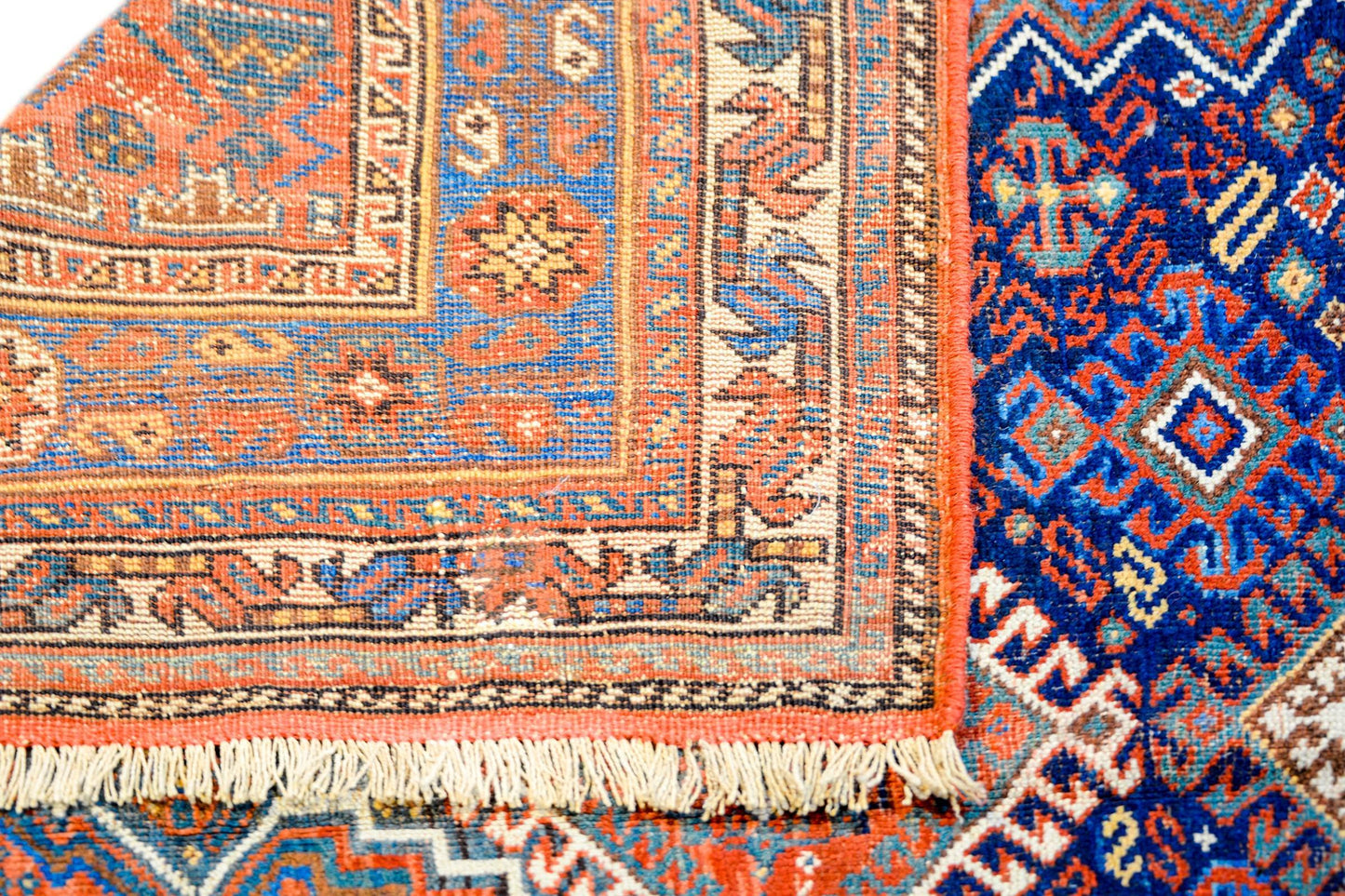 Incredible Early 20th Century Ghashghaei Rug For Sale