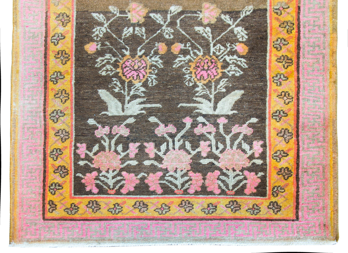Early 20th Century Central Asian Khotan Rug For Sale