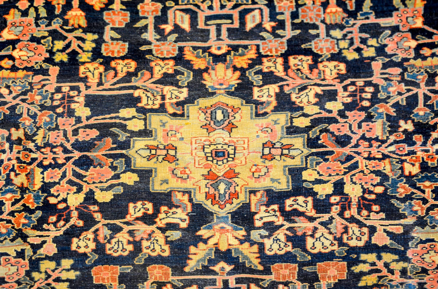 Unbelievable Late 19th Century Sarouk Farahan Rug For Sale