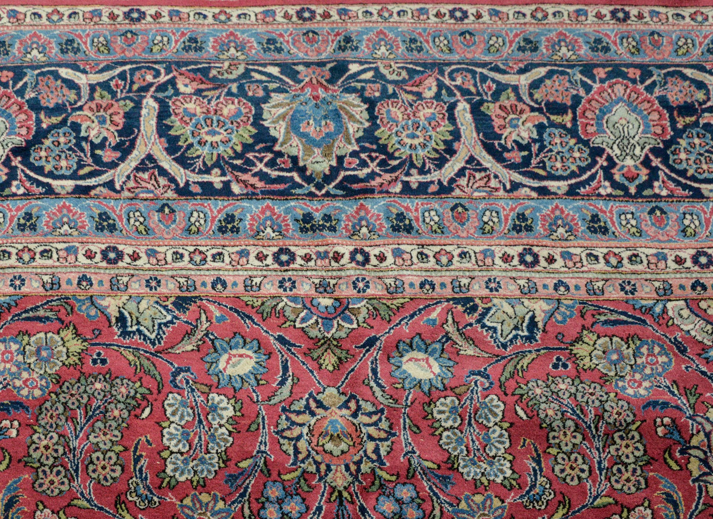 Wonderful Early 20th Century Kashan Dabir Rug For Sale