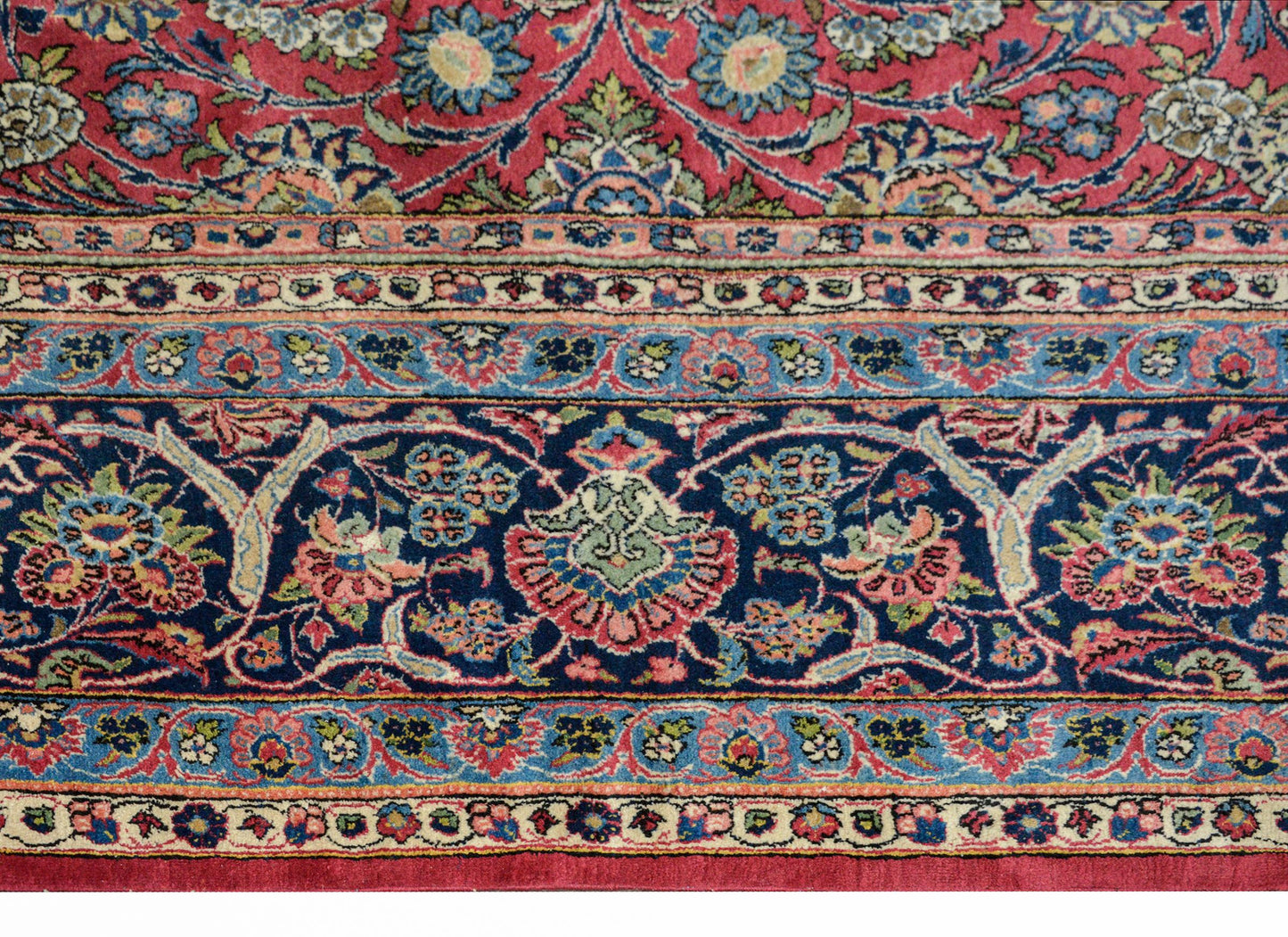 Wonderful Early 20th Century Kashan Dabir Rug For Sale