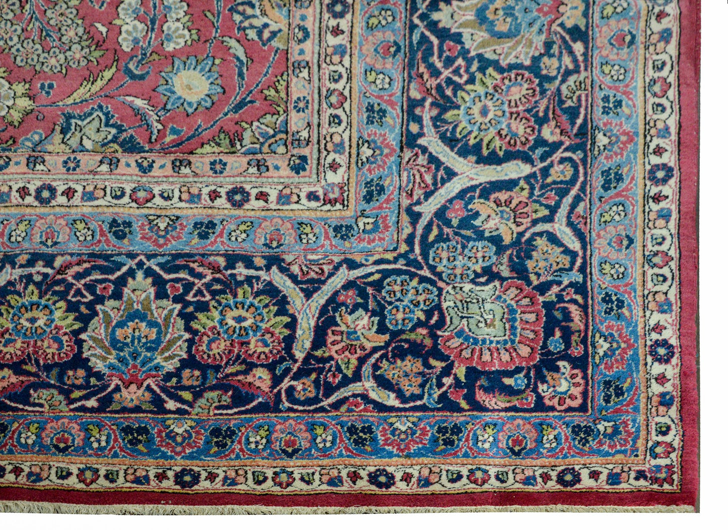 Wonderful Early 20th Century Kashan Dabir Rug For Sale