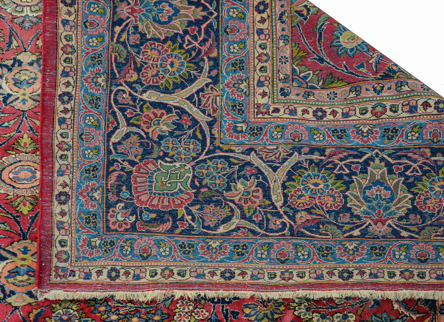 Wonderful Early 20th Century Kashan Dabir Rug For Sale