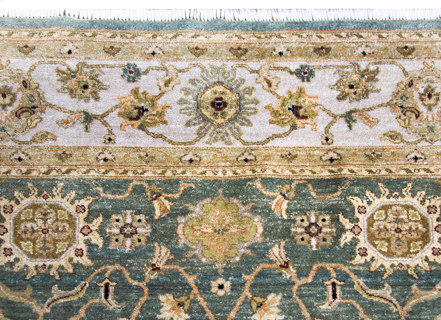 Late 20th Century Indian Tabriz-Style Rug For Sale