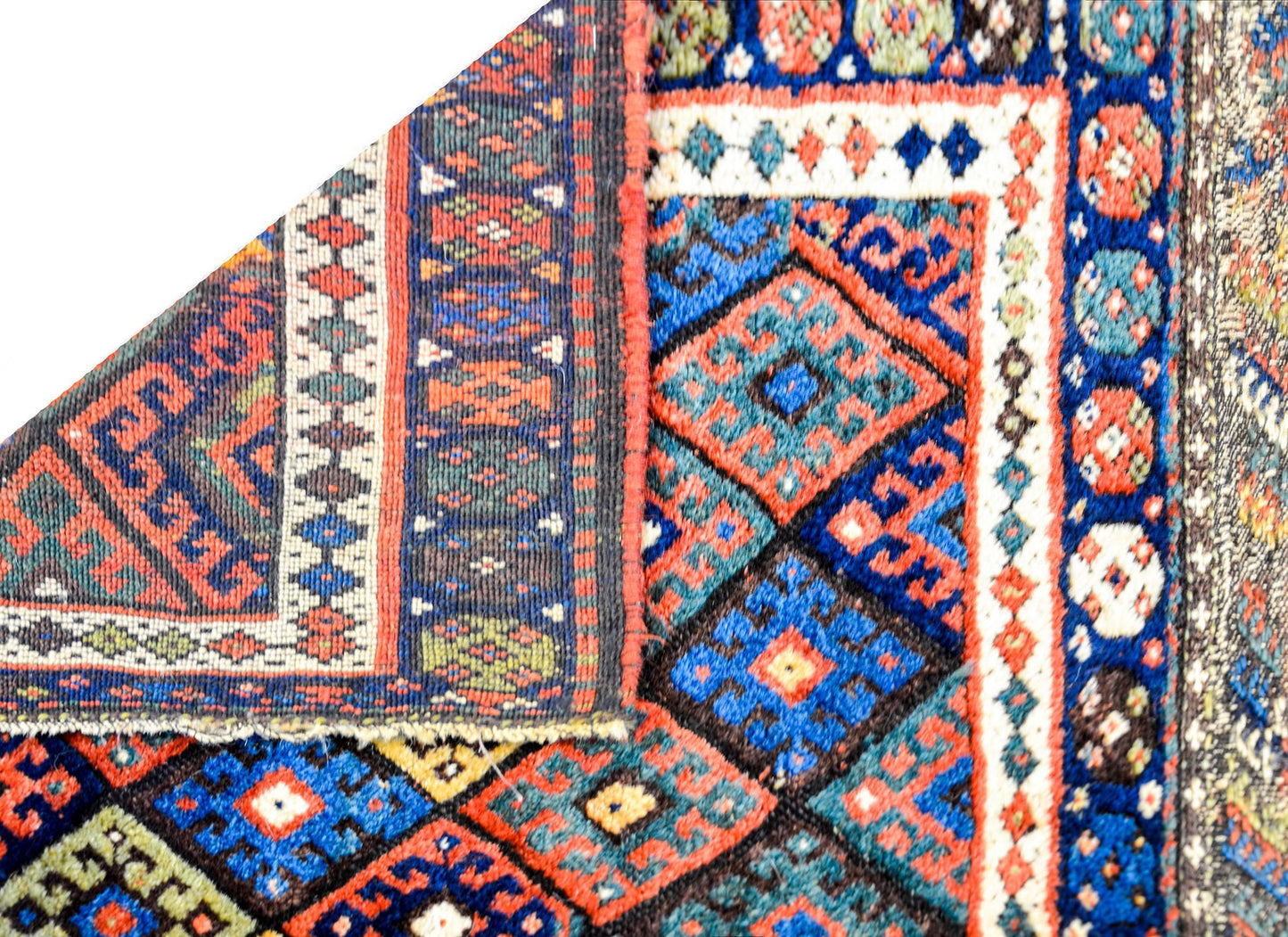 Early 20th Century Kurdish Jaff Rug For Sale