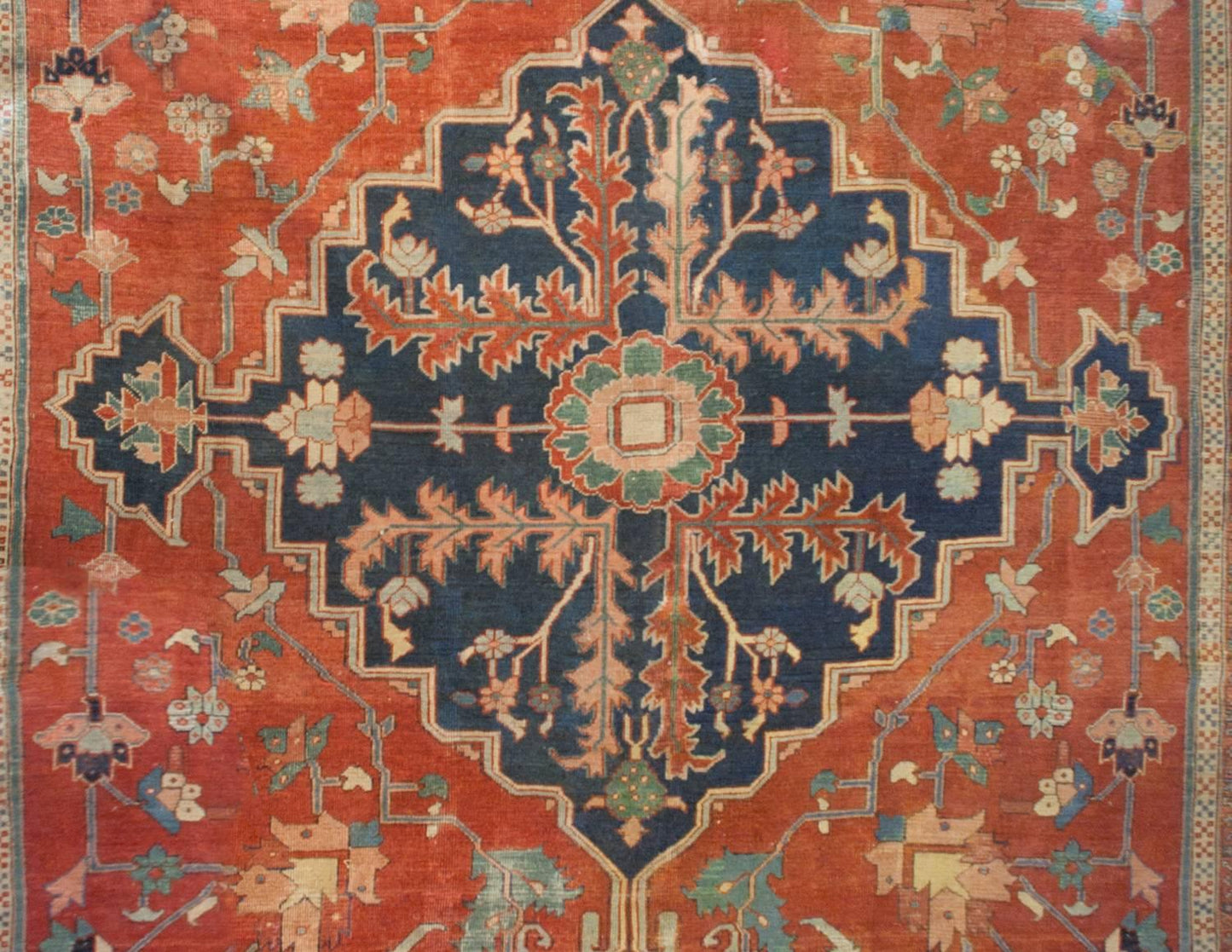 Incredible 19th Century Serapi Rug For Sale