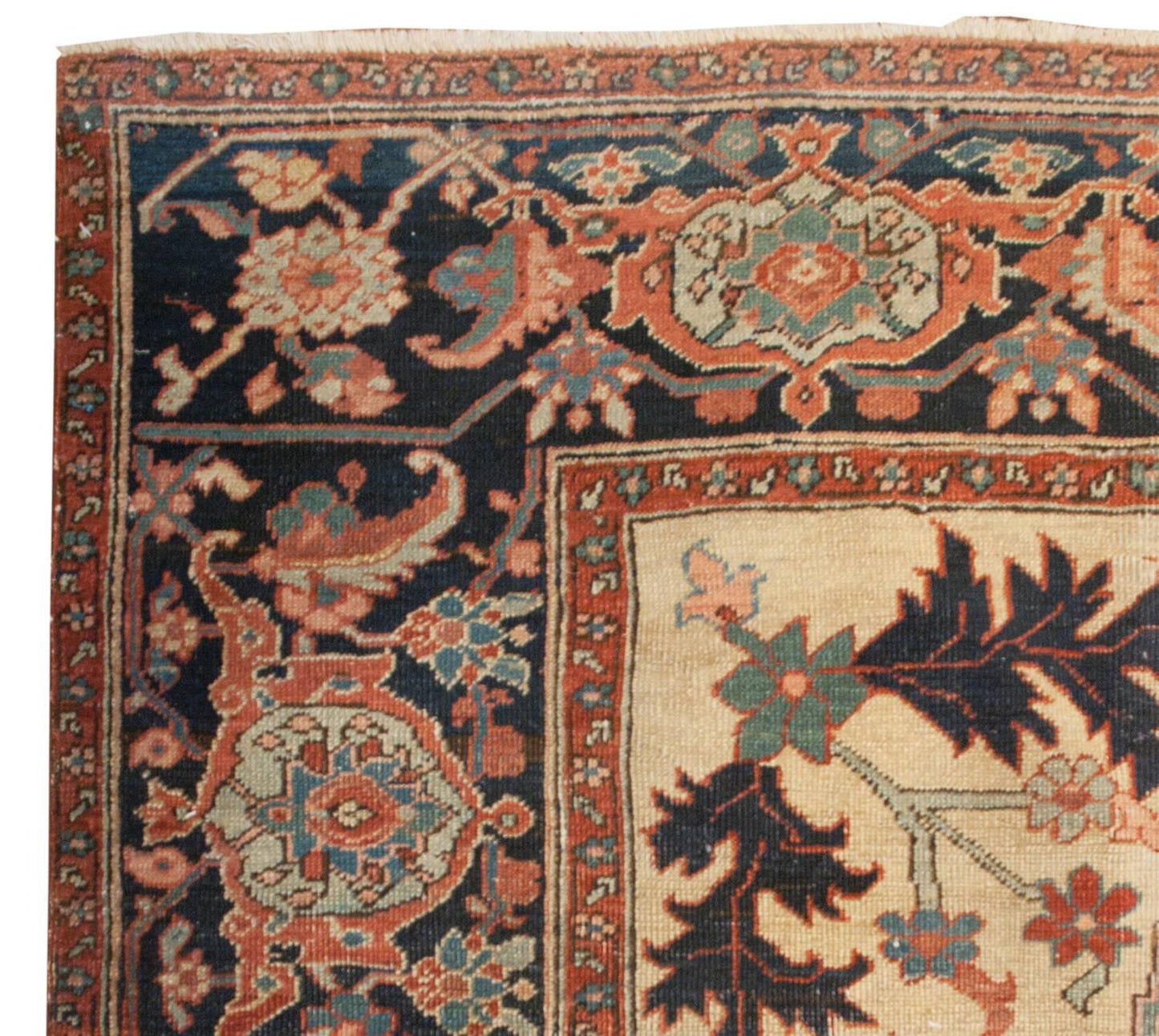 Incredible 19th Century Serapi Rug For Sale