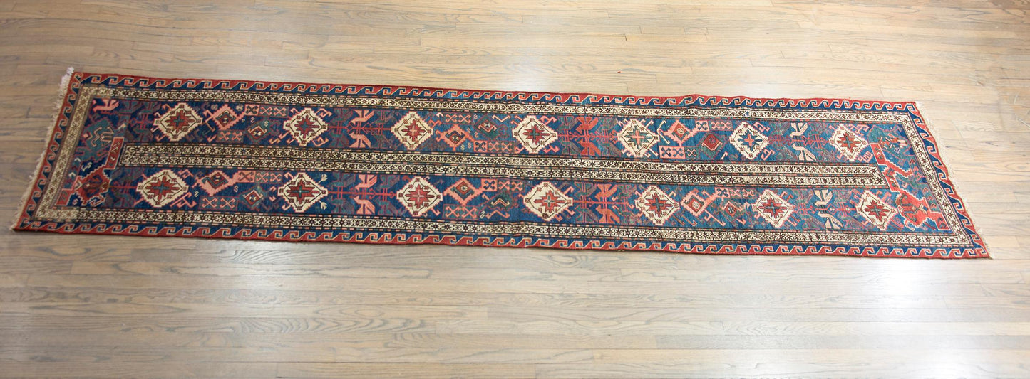 Early 20th Century Persian Soumak Runner For Sale