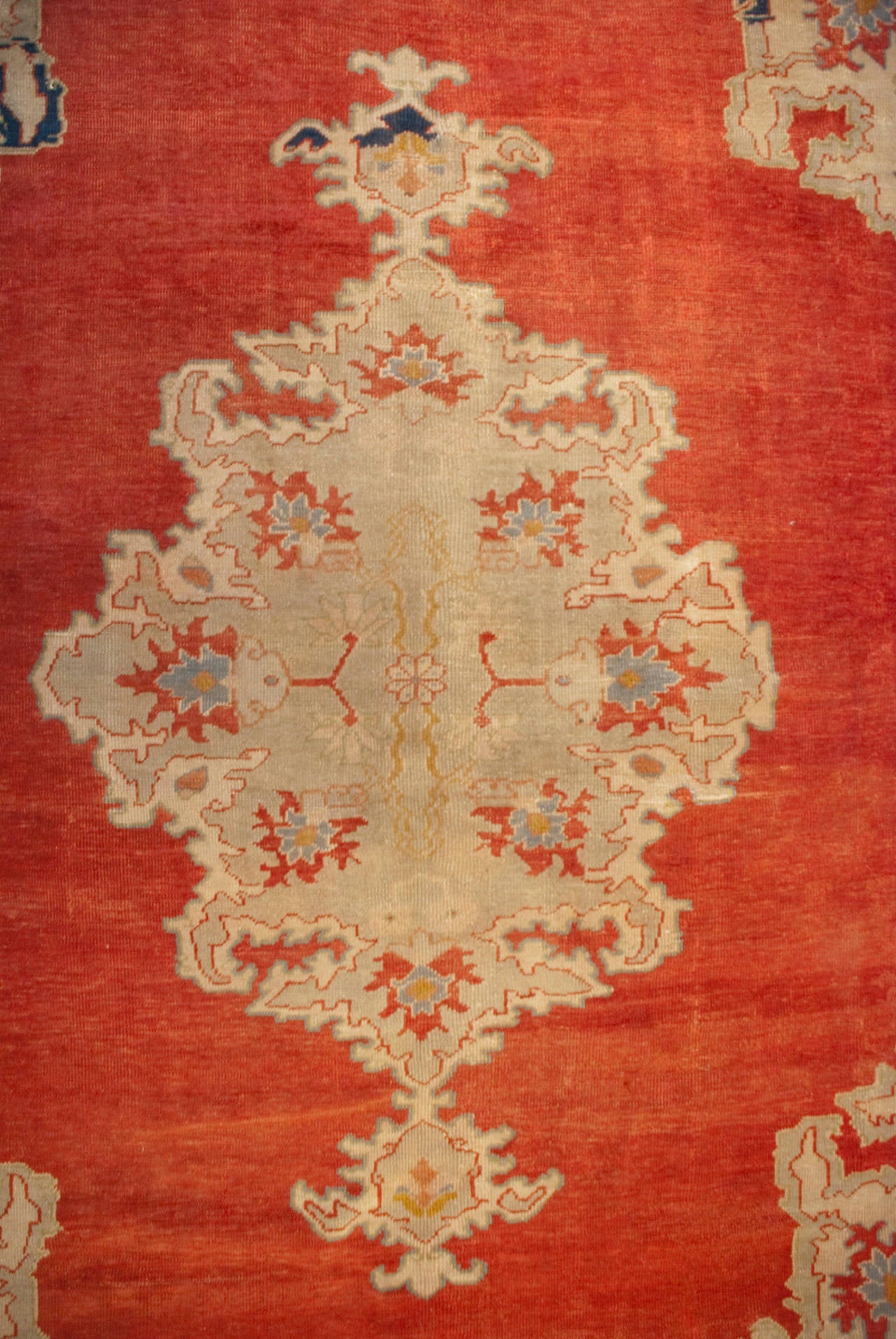 19th Century Oushak Rug For Sale